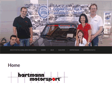 Tablet Screenshot of hartmann-motorsport.de